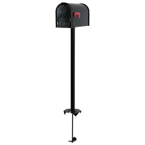 steel mail box post kit|complete mailbox and post kit.